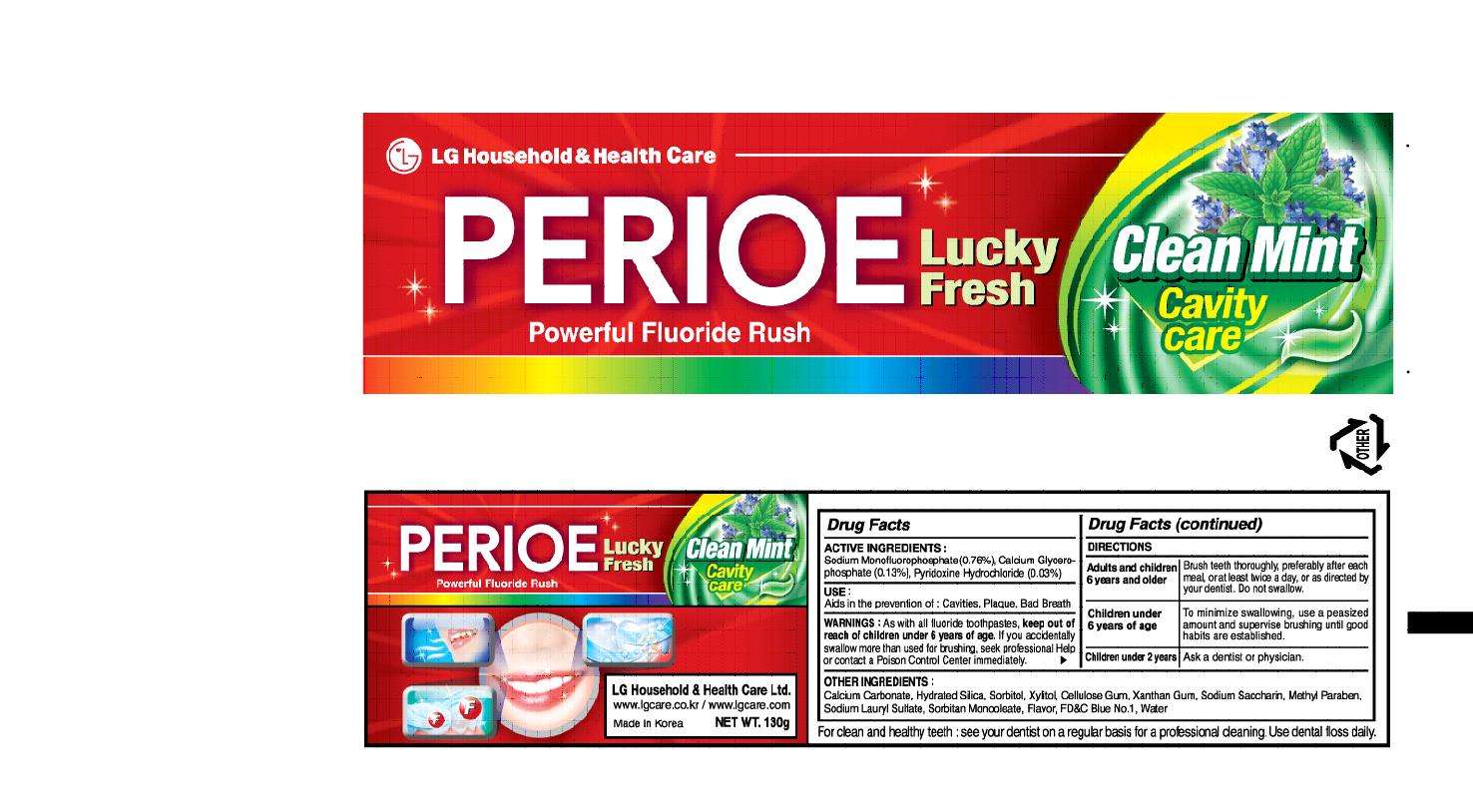 Perioe lucky fresh - cavity care